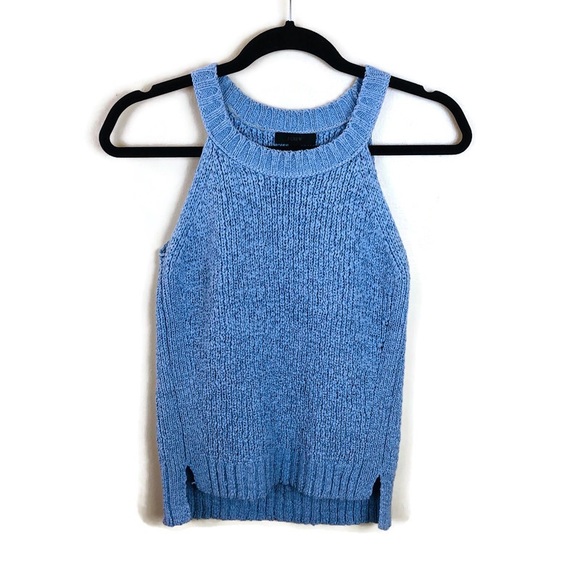 J. Crew Tops - 🌹J. Crew Blue Sleeveless Tank Sweater Sz XXS
